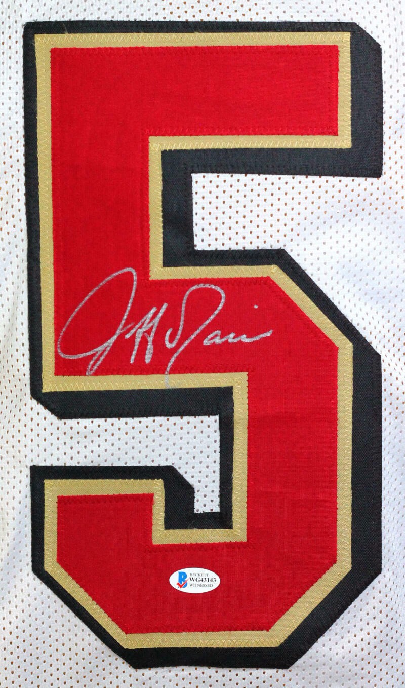 Jeff Garcia Autographed White Custom Football Jersey