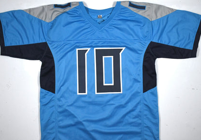DeAndre Hopkins Autographed Blue Custom Jersey