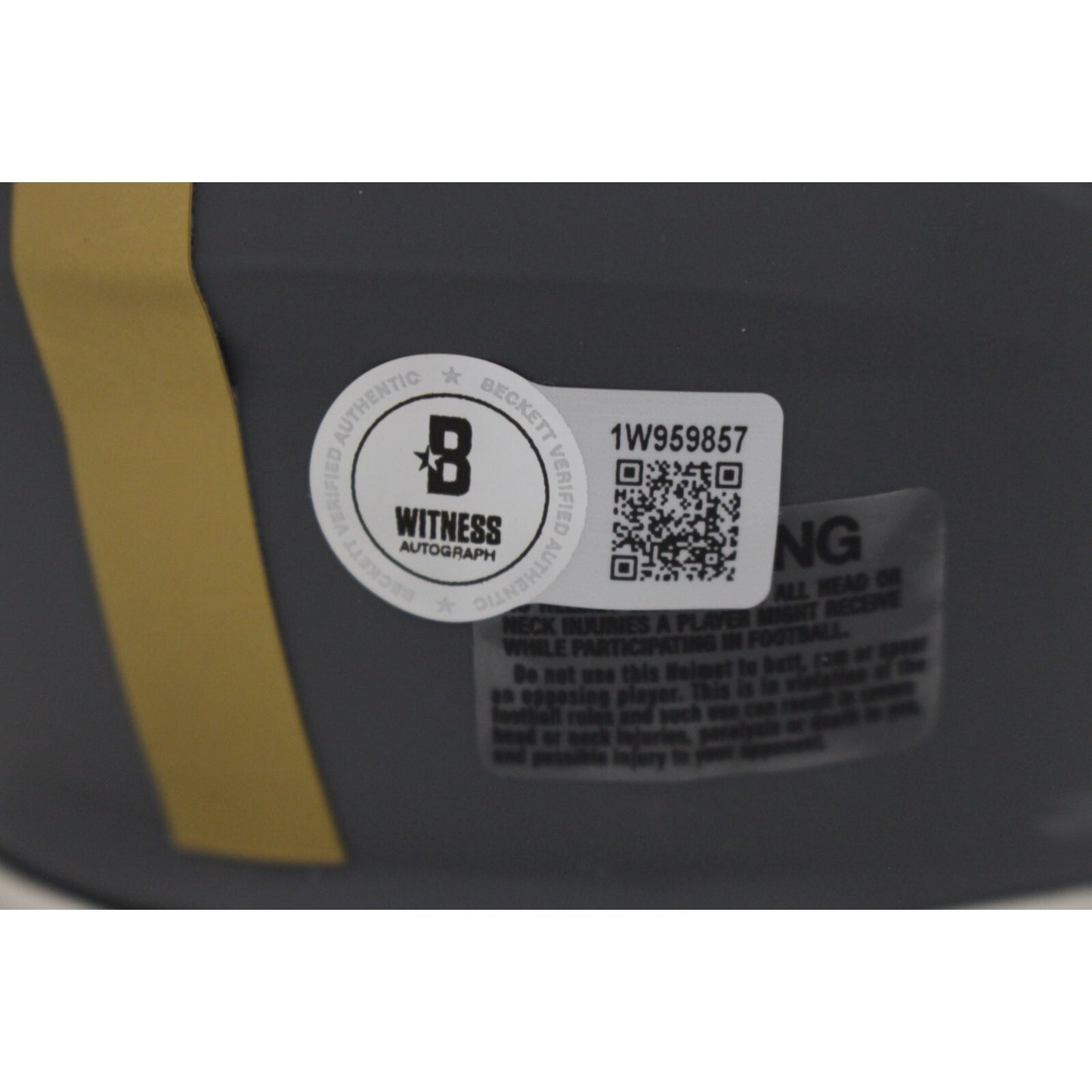 Troy Polamalu Pittsburgh Steelers Autographed Slate Mini Helmet