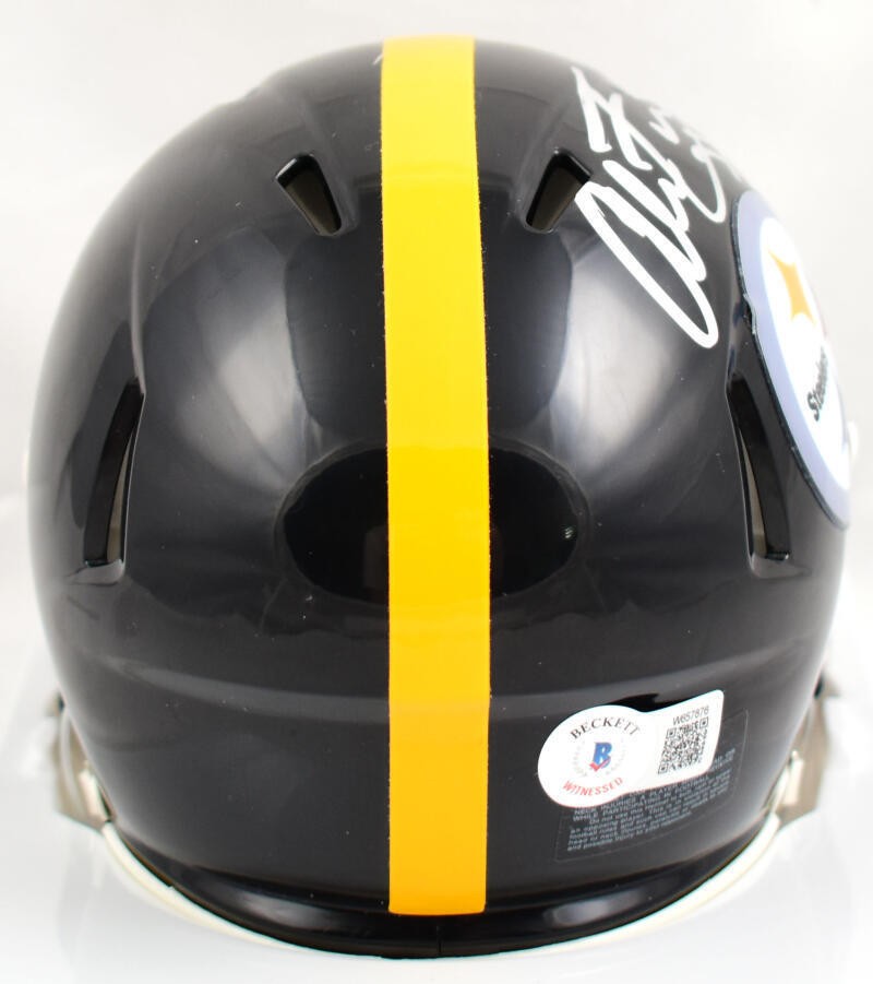 Alan Faneca Autographed Pittsburgh Steelers Speed Mini Helmet