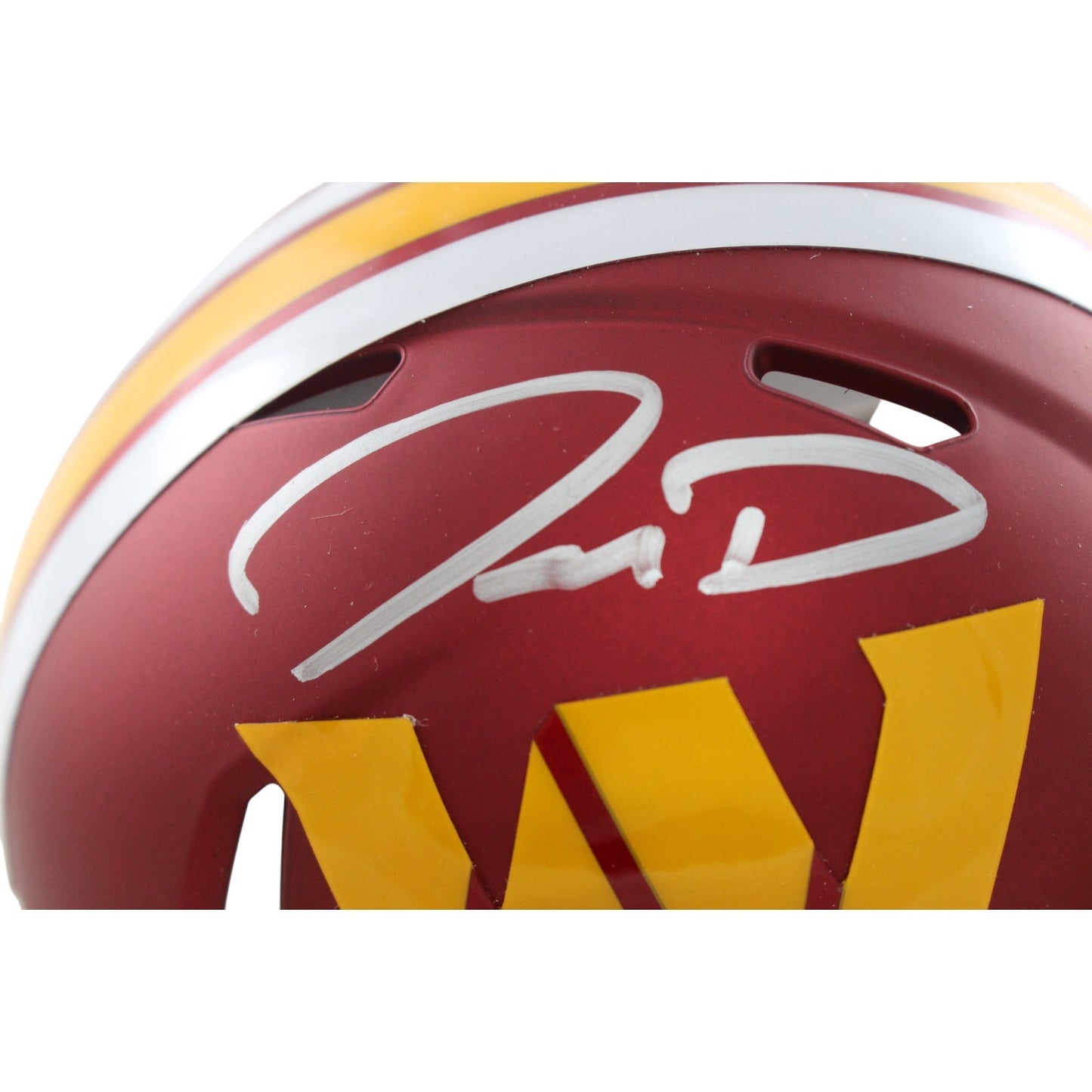 Jayden Daniels Signed Washington Commanders 2025 Alternate Mini Helmet