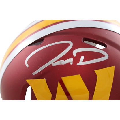Jayden Daniels Signed Washington Commanders 2025 Alternate Mini Helmet