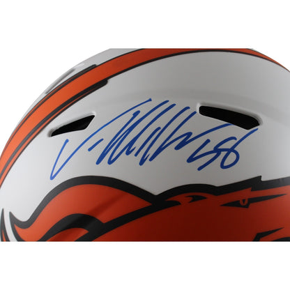 Von Miller Denver Broncos Autographed Authentic Lunar Full Size Helmet