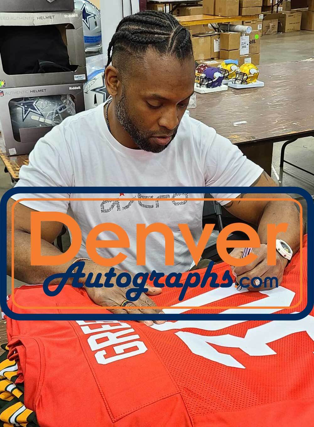 Ahman Green Signed Nebraska Cornhuskers Custom College Style Jersey