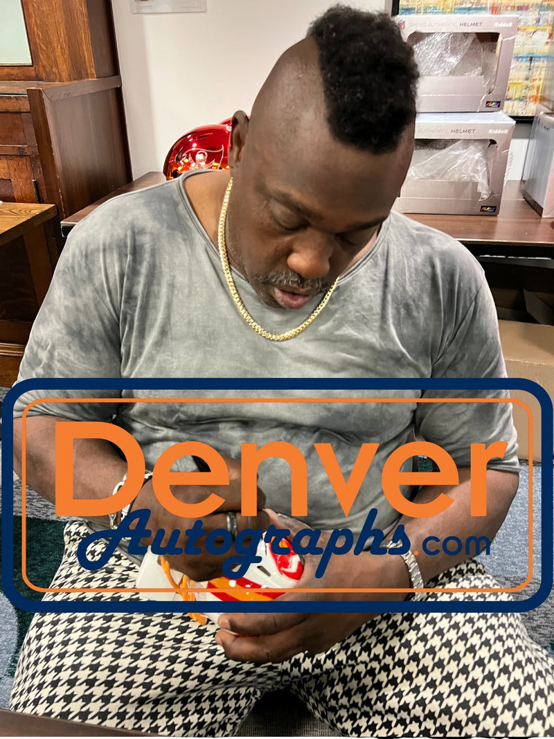 Warren Sapp Tampa Bay Buccaneers Signed Throwback Mini Helmet (HOF Inscription)