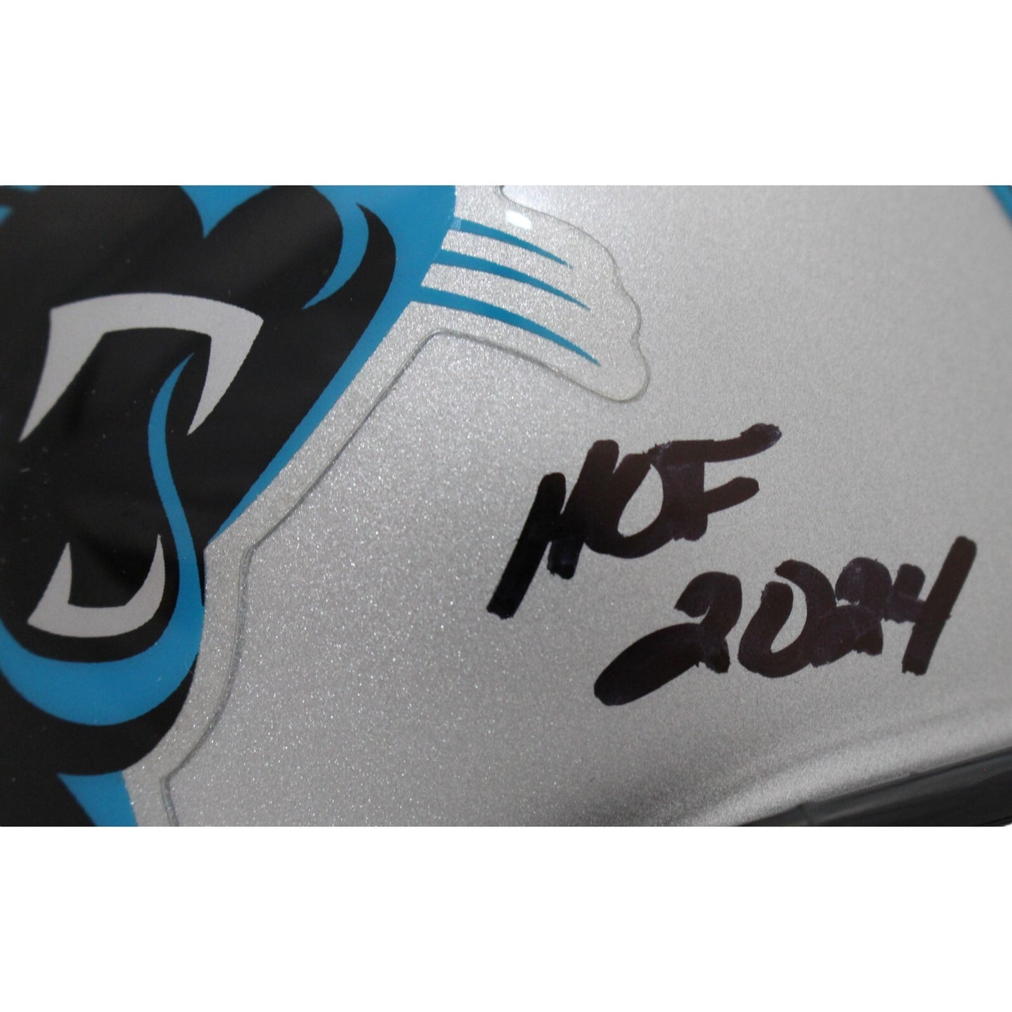 Julius Peppers Carolina Panthers Autographed VSR4 Mini Helmet (HOF 24)