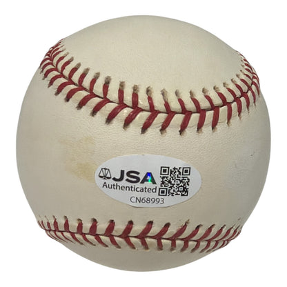 Mike Piazza Autographed 2000 World Series Logo Baseball