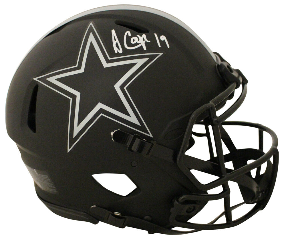Amari Cooper Dallas Cowboys Signed Authentic Eclipse Full Size Helmet JSA