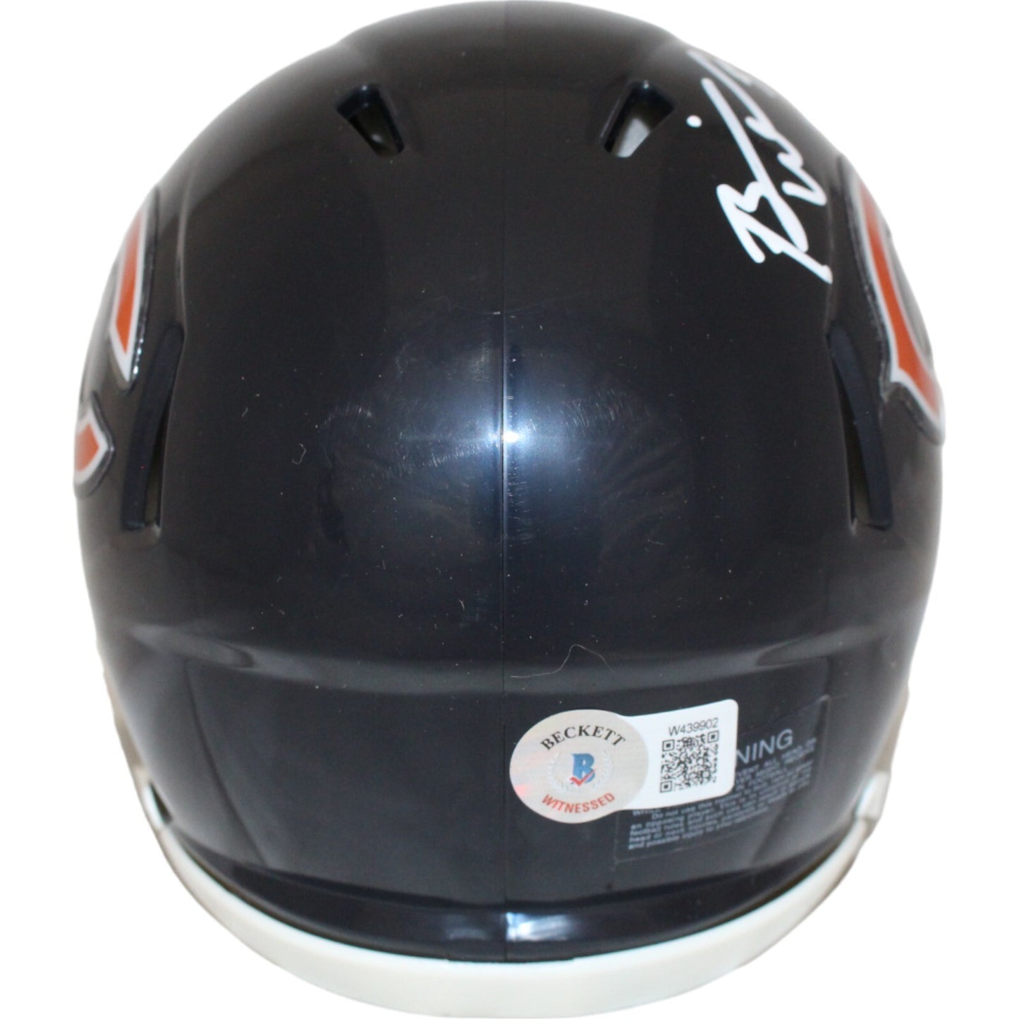 Brian Urlacher Signed Chicago Bears HOF Mini Helmet Beckett