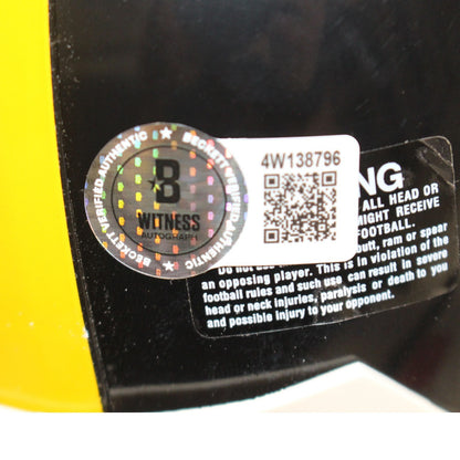 Rod Woodson Pittsburgh Steelers Signed VSR4 Mini Helmet HOF Inscription