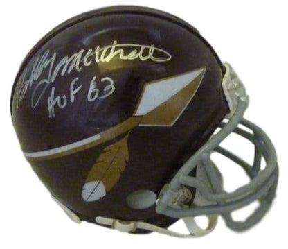 Bobby Mitchell Washington Redskins Autographed Throwback Mini Helmet