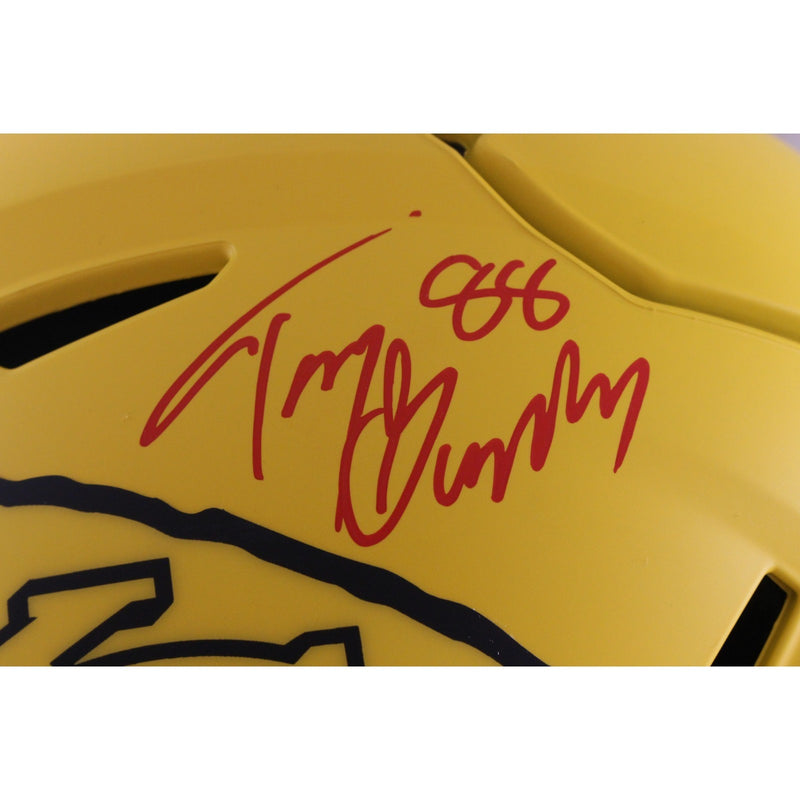 Tony Gonzalez Signed Kansas City Chiefs Authentic SpeedFlex Rave Helmet