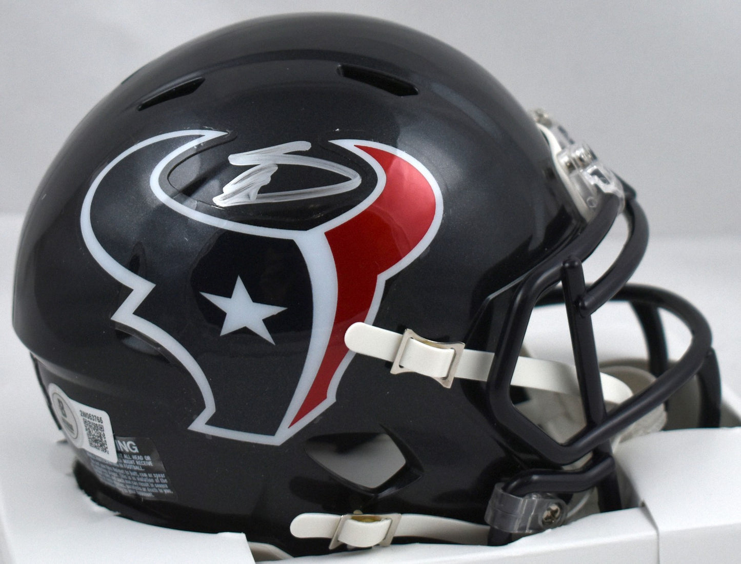 Stefon Diggs Autographed Houston Texans Speed Mini Helmet