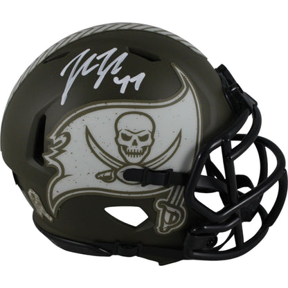 John Lynch Autographed Tampa Bay Buccaneers Salute to Service Mini Helmet