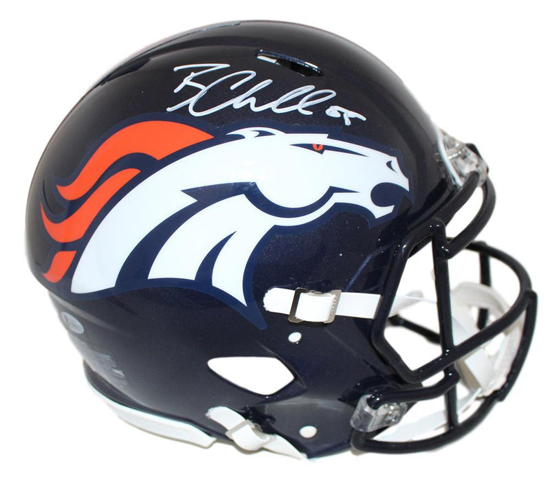 Bradley Chubb Autographed Denver Broncos Authentic Full Size Speed Helmet