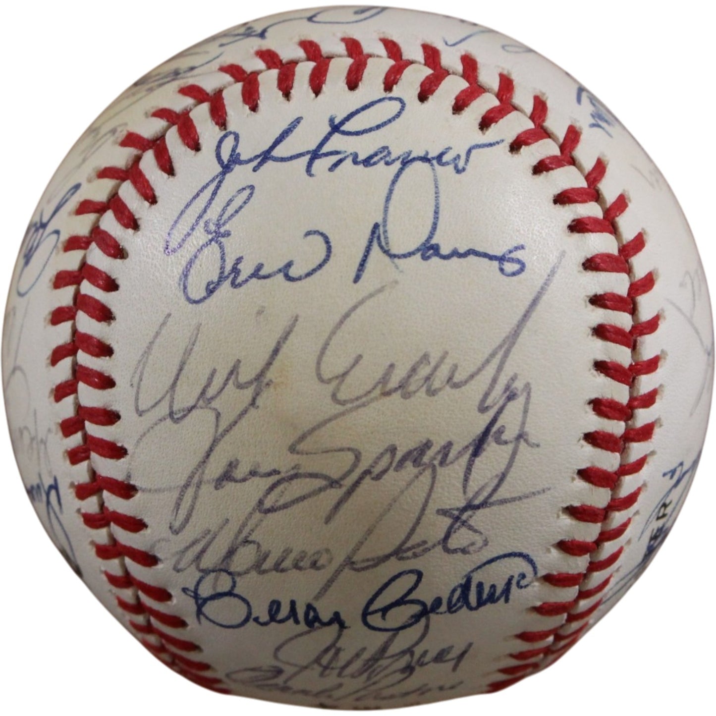 Cincinnati Reds 1984 Team Signed Multi-Signature NL Baseball Beckett LOA
