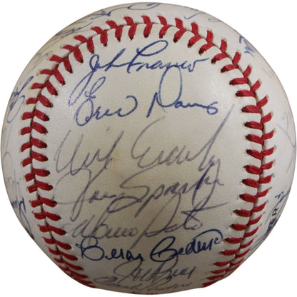 Cincinnati Reds 1984 Team Signed Multi-Signature NL Baseball Beckett LOA