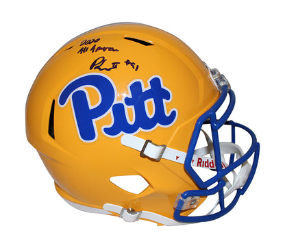 Patrick Jones Autographed Pittsburgh Panthers Full Size Speed Replica Helmet