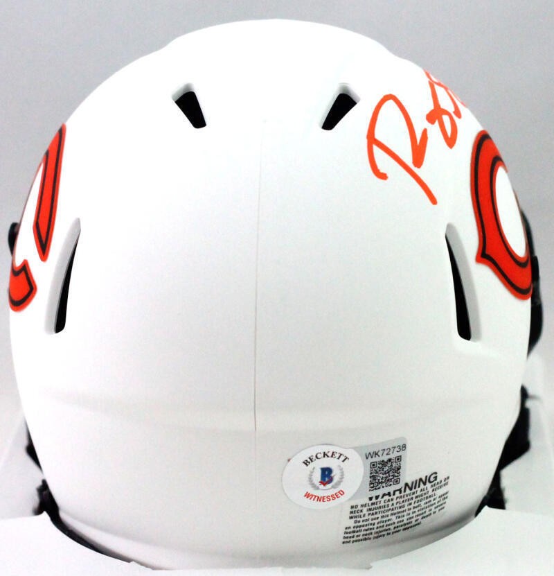 Roquan Smith Signed Chicago Bears Lunar Speed Mini Helmet