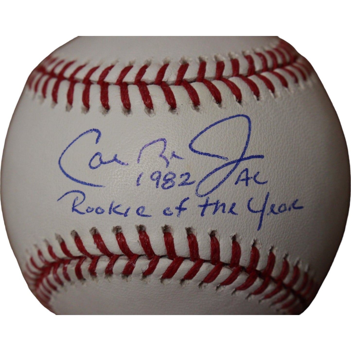 Cal Ripken Jr. Autographed Baltimore Orioles OML Baseball (1982 ROY)