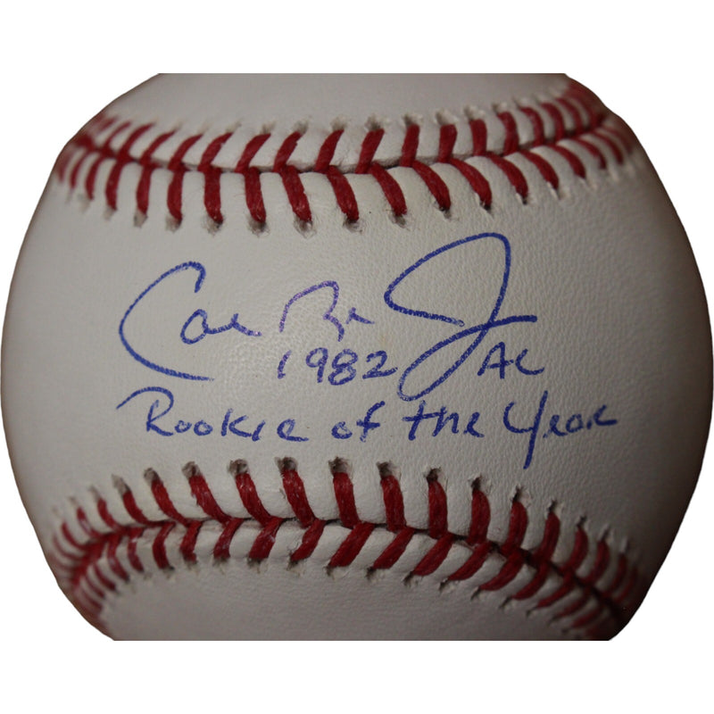 Cal Ripken Jr. Autographed Baltimore Orioles OML Baseball (1982 ROY)