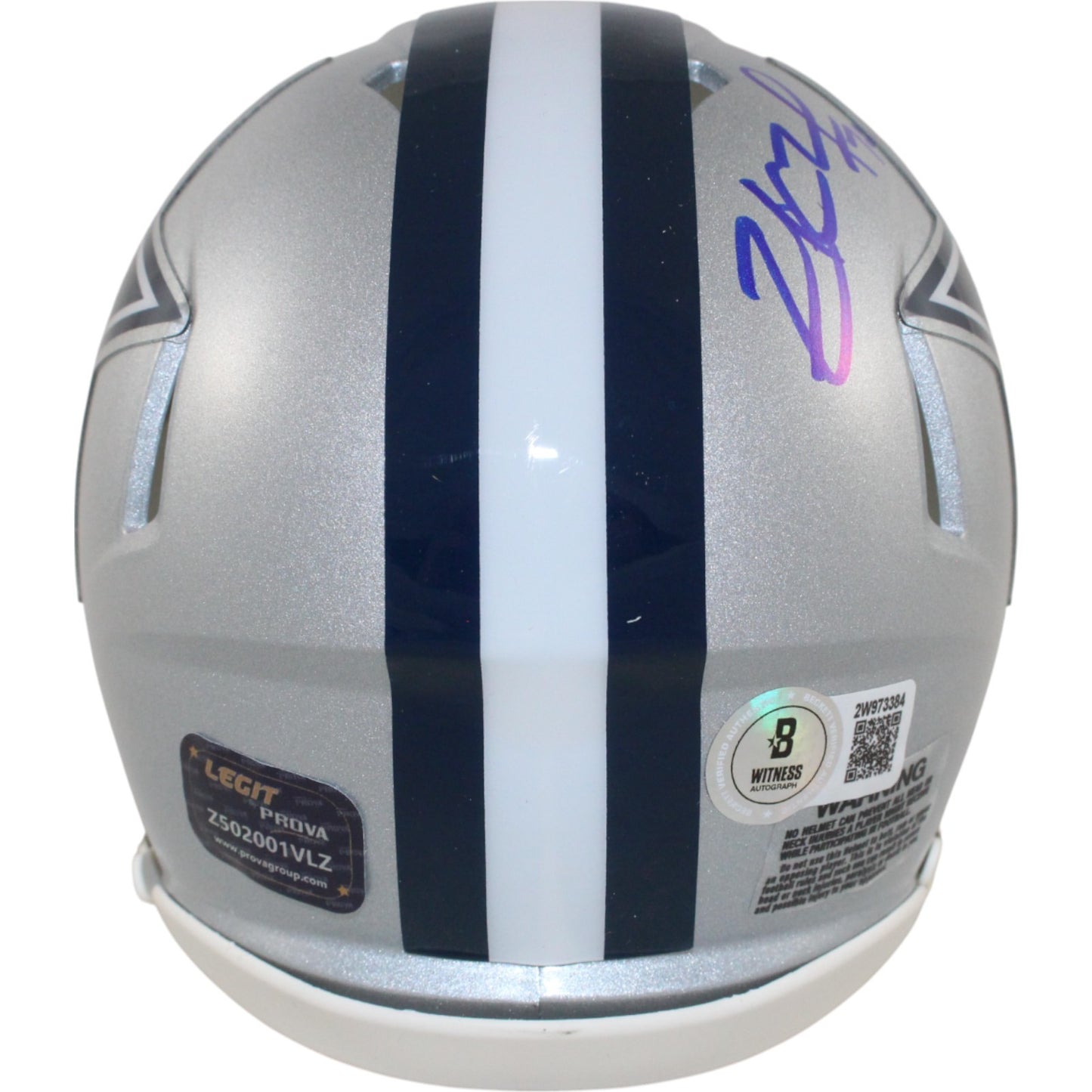 Zack Martin Signed Dallas Cowboys Mini Helmet (Beckett COA)