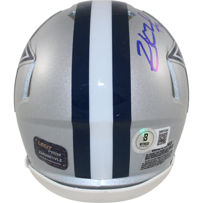 Zack Martin Signed Dallas Cowboys Mini Helmet (Beckett COA)