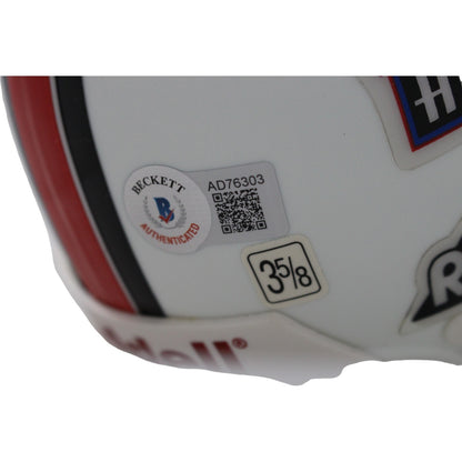 John Elway Autographed Hall of Fame VSR4 Authentic Mini Helmet