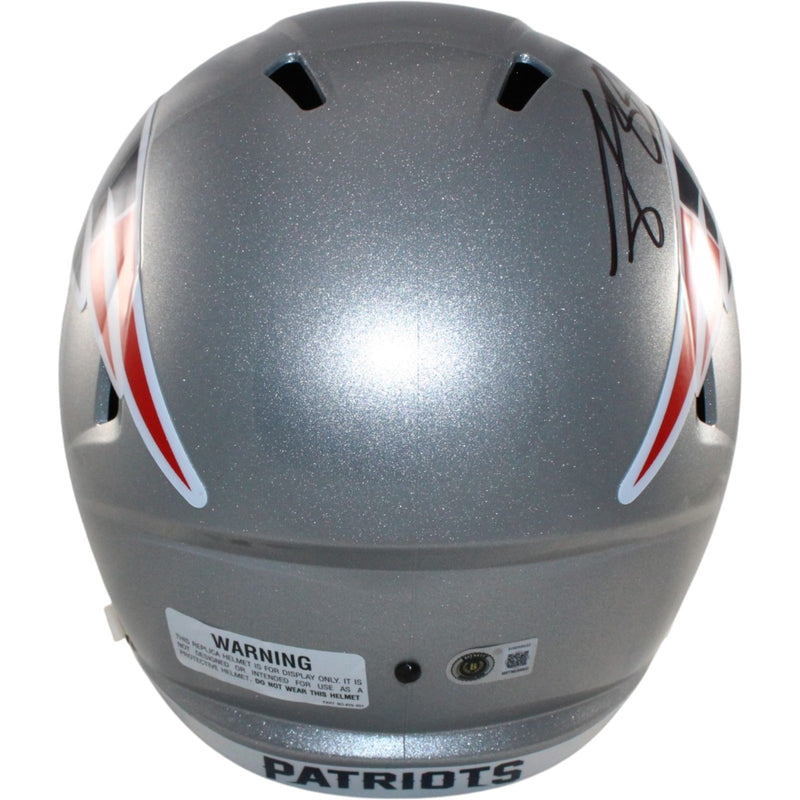 AJ Brown Signed New England Patriots Full Size Helmet