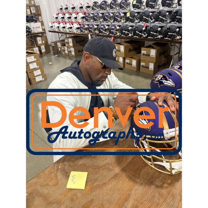 Ray Lewis Signed Baltimore Ravens Full Size Helmet - 2026 Alternate