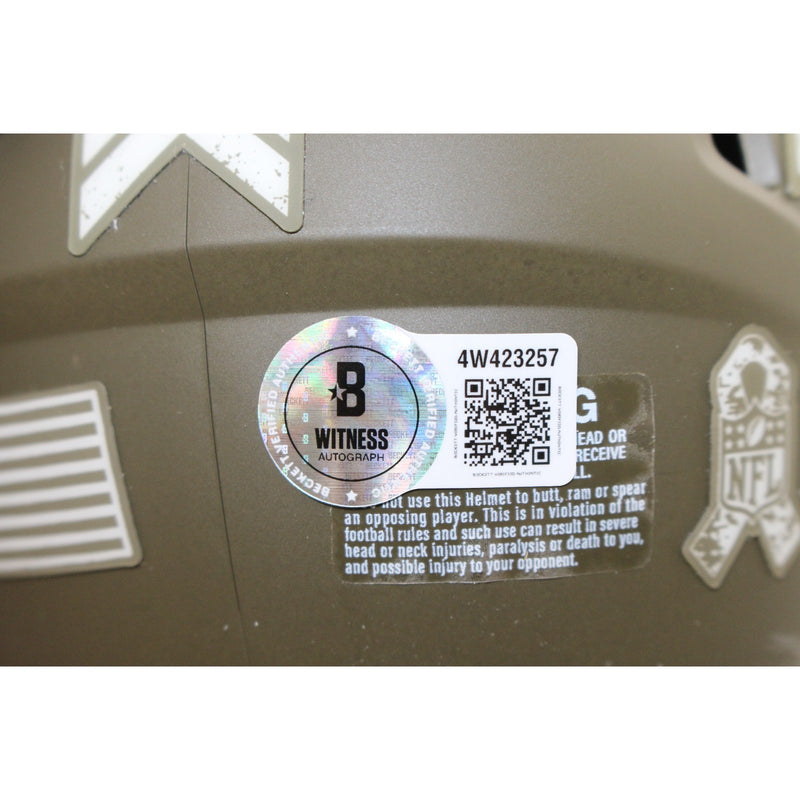 Davante Adams Los Angeles Rams 2022 Salute to Service Mini Helmet BAS