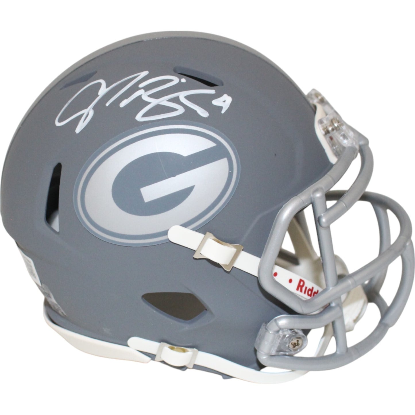 Champ Bailey Autographed Georgia Bulldogs Slate Mini Helmet