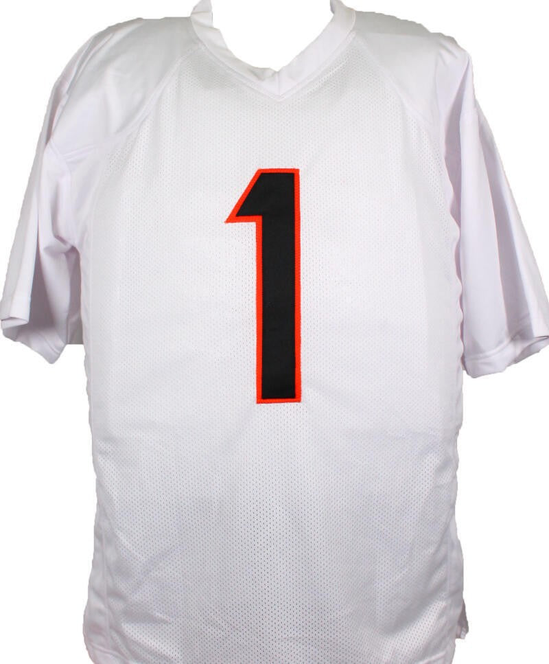 Ja'Marr Chase Autographed Cincinnati Bengals White Custom Jersey