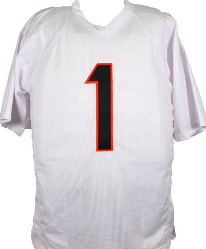 Ja'Marr Chase Autographed Cincinnati Bengals White Custom Jersey
