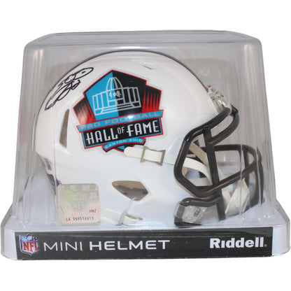 Emmitt Smith Autographed NFL Hall of Fame Speed Mini Helmet (BAS)