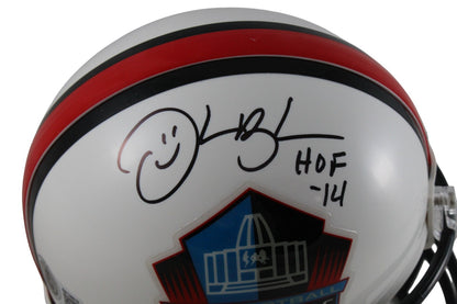 Derrick Brooks Signed NFL Hall of Fame VSR4 Mini Helmet (BAS)