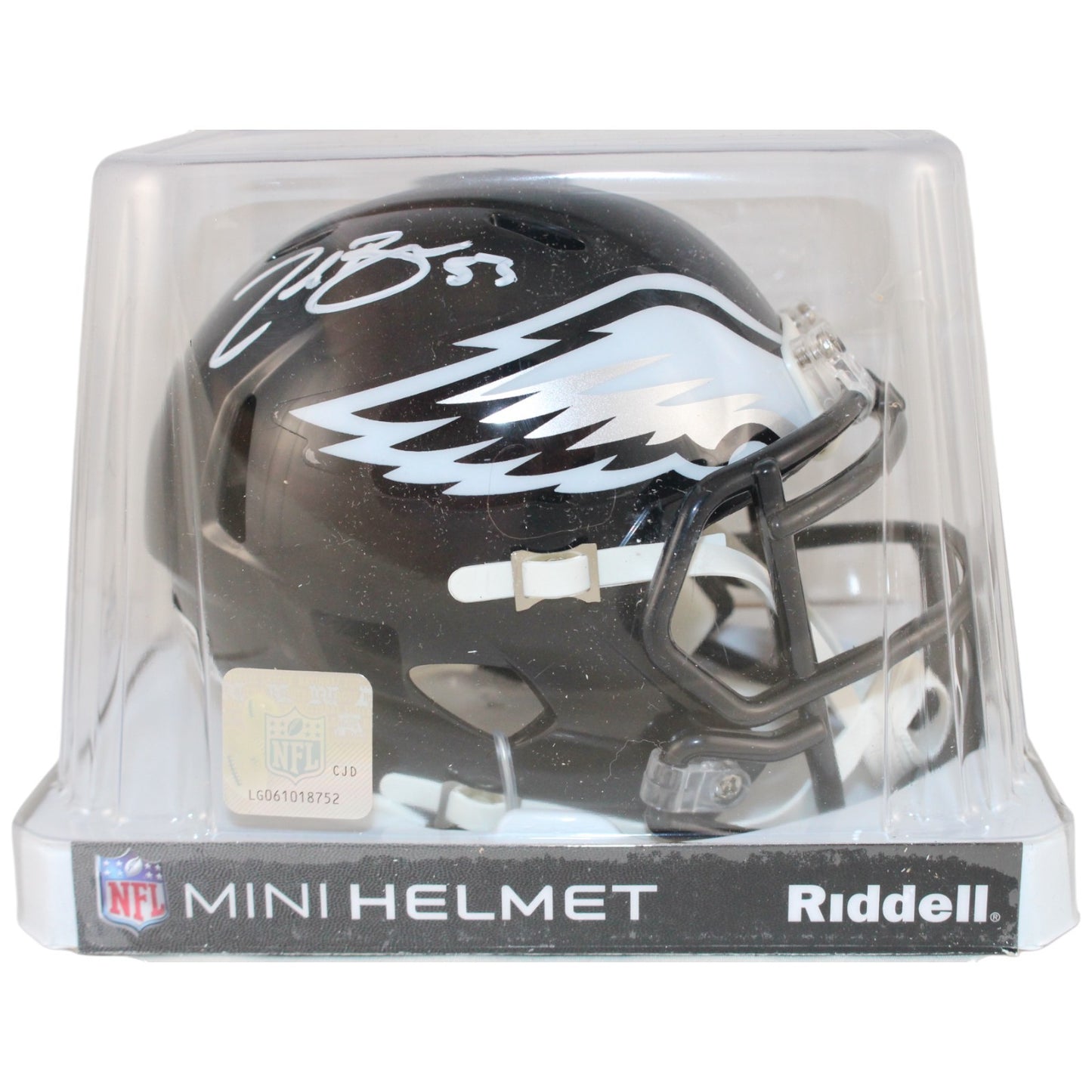 Zack Baun Autographed Philadelphia Eagles Alternate Mini Helmet