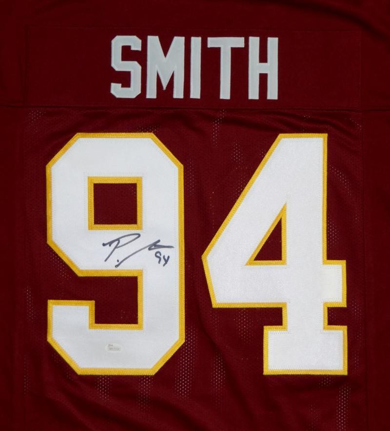 Preston Smith Autographed Maroon Custom Jersey