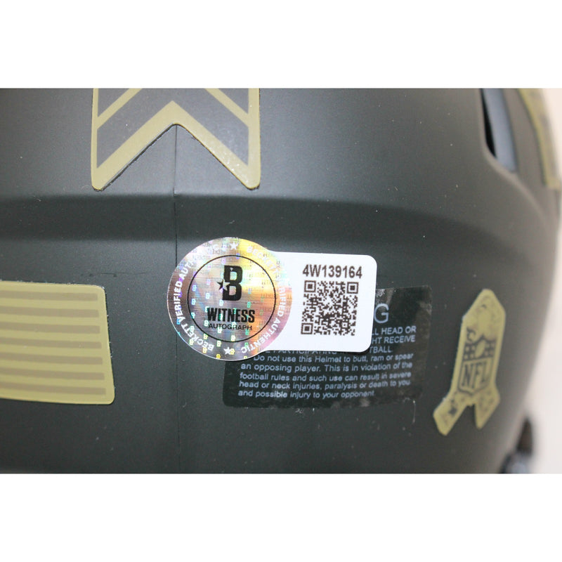 Lawrence Taylor Signed NFL HOF 2025 Salute to Service Mini Helmet