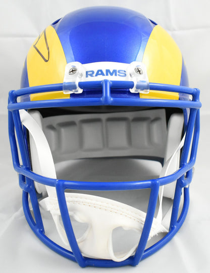 Aaron Donald Signed Los Angeles Rams Full Size Speed Helmet