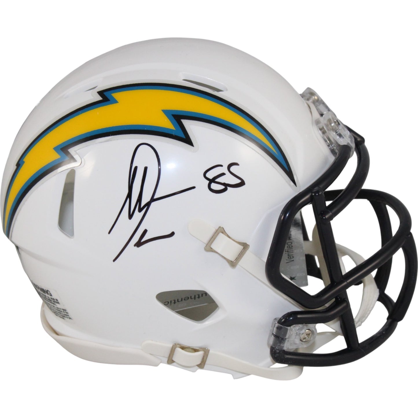Antonio Gates San Diego Chargers Signed Throwback 2007-18 Mini Helmet