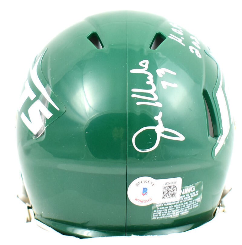 Joe Klecko Signed New York Jets Throwback Speed Mini Helmet (HOF 2023)