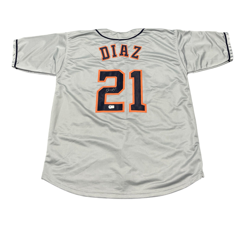 Yainer Diaz Houston Astros Signed Custom Jersey Beckett BAS
