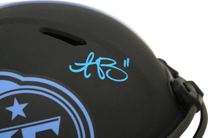 AJ Brown Tennessee Titans Autographed Authentic Eclipse Speed Helmet