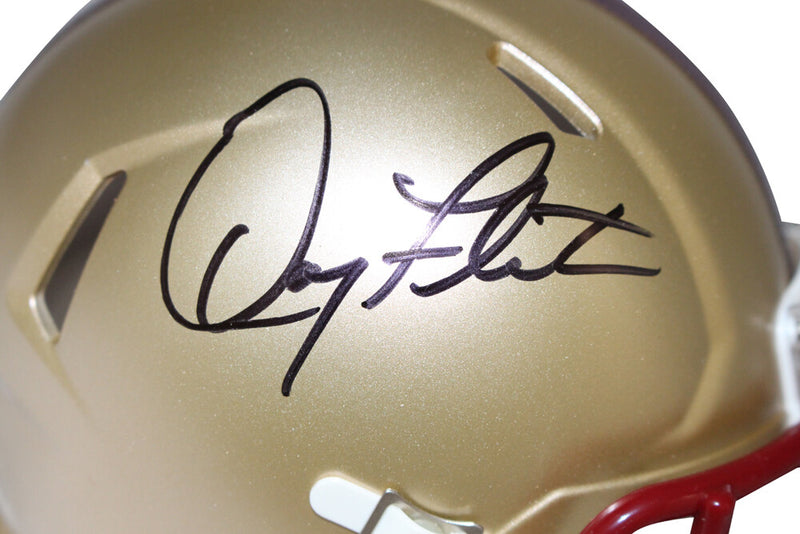 Doug Flutie Autographed Boston College Speed Mini Helmet (Beckett)