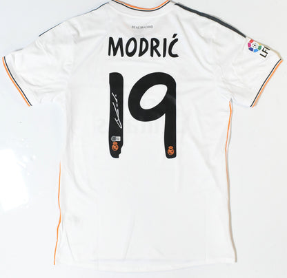 Luka Modric Autographed Real Madrid CF Home Jersey