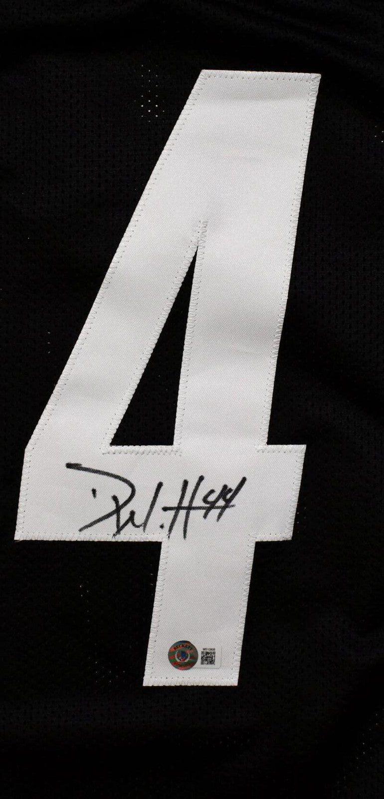 Derek Watt Autographed Black Custom Pro Style Jersey