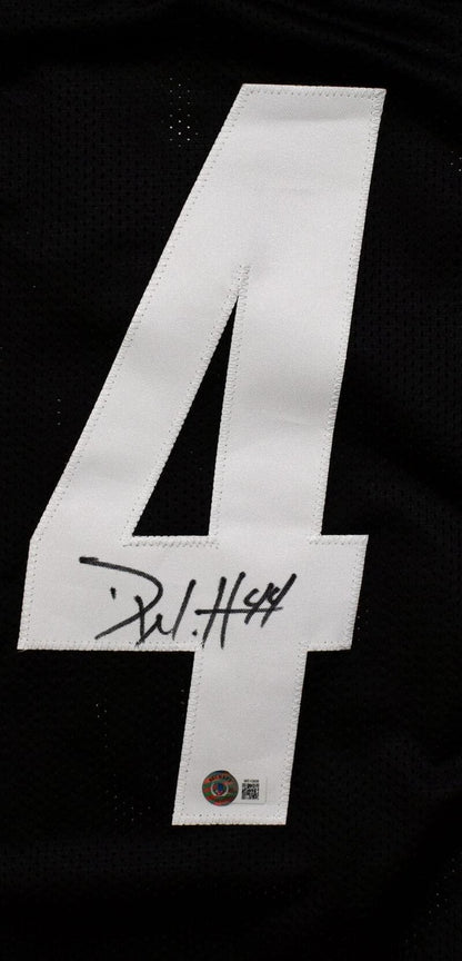 Derek Watt Autographed Black Custom Pro Style Jersey