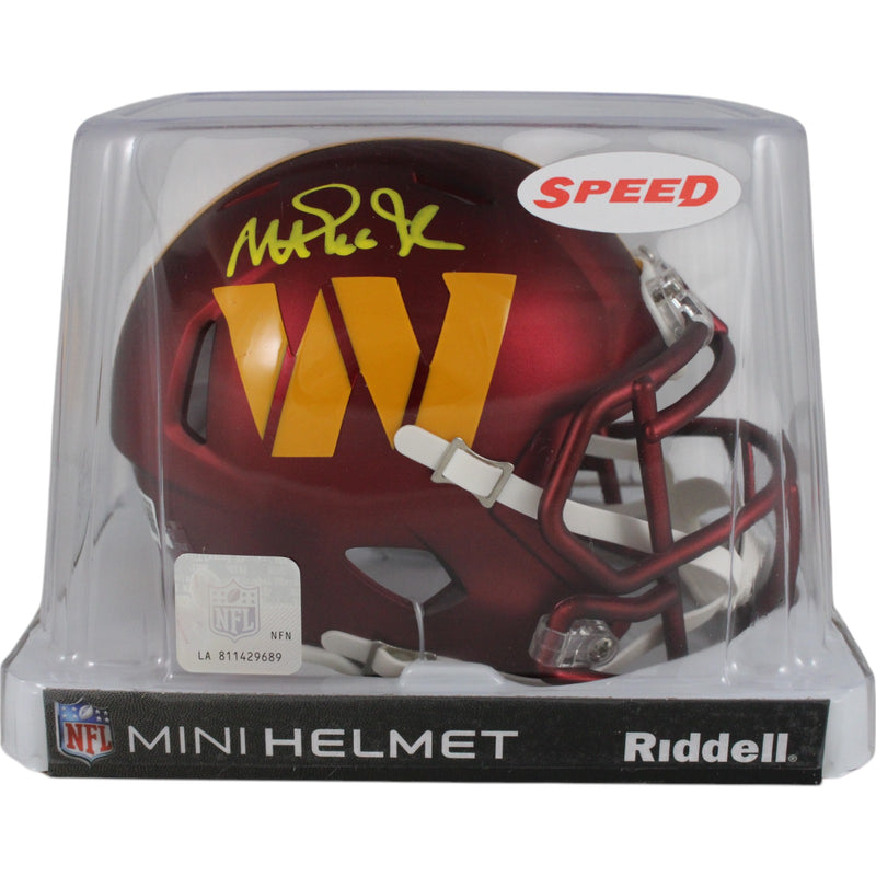 Magic Johnson Signed Washington Commanders Speed Mini Helmet