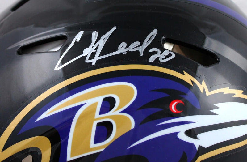 Ed Reed Signed Baltimore Ravens Full Size Speed Authentic Helmet